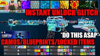 *DO THIS ASAP* INSTANT UNLOCK GLITCH 1 MIN! CAMOS/BLUEPRINTS/MORE! BO6 GLITCHES! BO6 ZOMBIES GLITCH!
