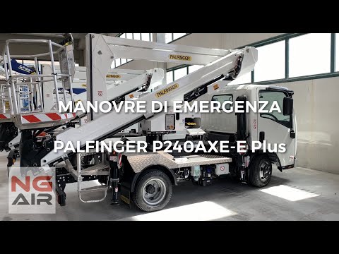 Manovre d’emergenza PALFINGER P240AXE-E Plus
