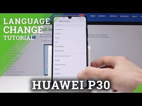 HUAWEI P30 CHANGE LANGUAGE