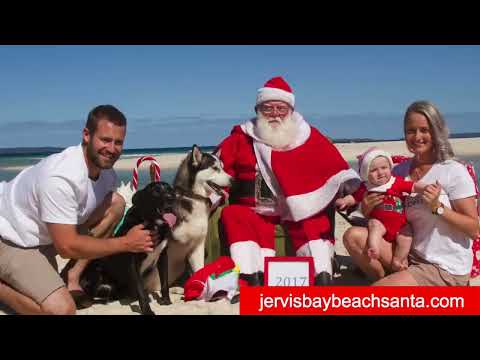 Jervis Bay Santa on the Beach