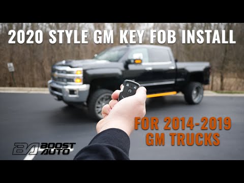 2020+ Style Chrome Key Fob OBD Programming Guide for 2014-2019 GM Trucks & SUVs - Boost Auto