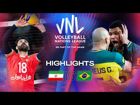🇮🇷 IRI vs. 🇧🇷 BRA - Highlights | Week 2 | Men's VNL 2024