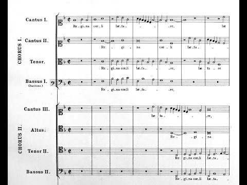 Victoria, Regina Caeli a 8 (score)