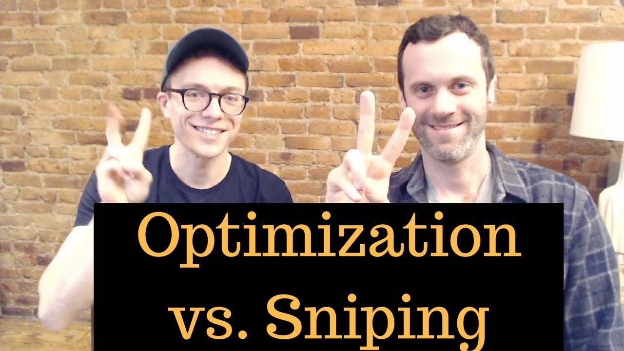 Optimization vs. Sniping vs. Snoptimization