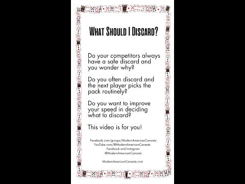 Modern American Canasta - Strategy! What Should I Discard and When? MAC Strategy by Dara and Donna