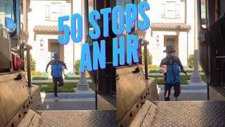 How I Average 50 Stops an Hour as an Amazon Step Van Driver! 🚚💨