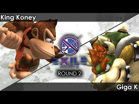 Project M: SMT | King Koney (DK) V Giga K (Bowser) - Exile 81 Tournament SSBPM