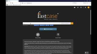 Fastcase YouTube Video