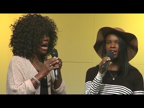 Lynda and Joy Randle   In The Garden