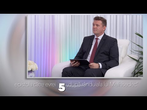 Evrei 5 - „După rânduiala lui Melhisedec”