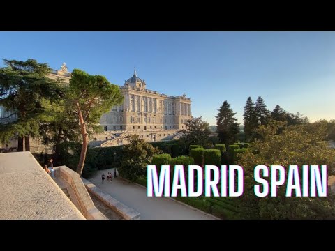 DESCOBRINDO Madrid: Do PALÁCIO REAL à PLAZA ESPAÑA – MADRID ESPANHA, julho de 2023 4K 60fps