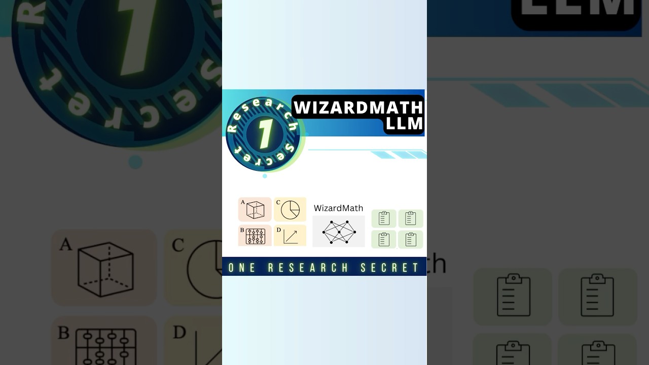 WizardMath: Math LLM #llm #wizardlm #generativeai #huggingface #github #ai #ml
