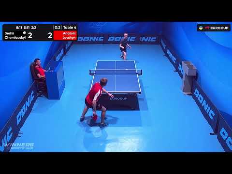 13:40 Serhii Cherniavskyi - Anatolii Levshyn 25.08.2023 TT Euro.Cup Ukraine Star. TABLE 4