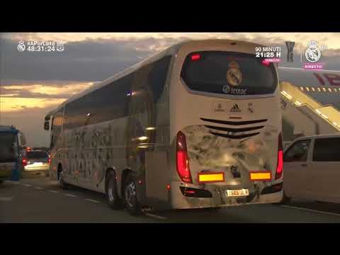 Arrivée des joueurs du Real Madrid à Kiev FINAL CHAMPIONS 24 05 2018