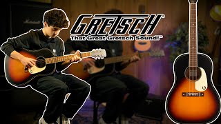 Video thumbnail for Gretsch Jim Dandy Dreadnought Sunburst DEMO | Souman Music by Souman Music