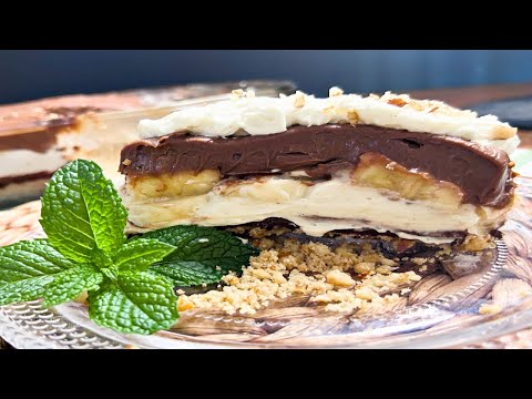 6 Layer Chocolate Banana Pudding Pie Recipe