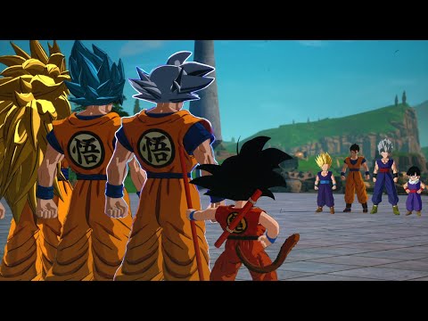 Goku Variations Team Vs Gohan Variations Team - Dragon Ball Sparking! Zero