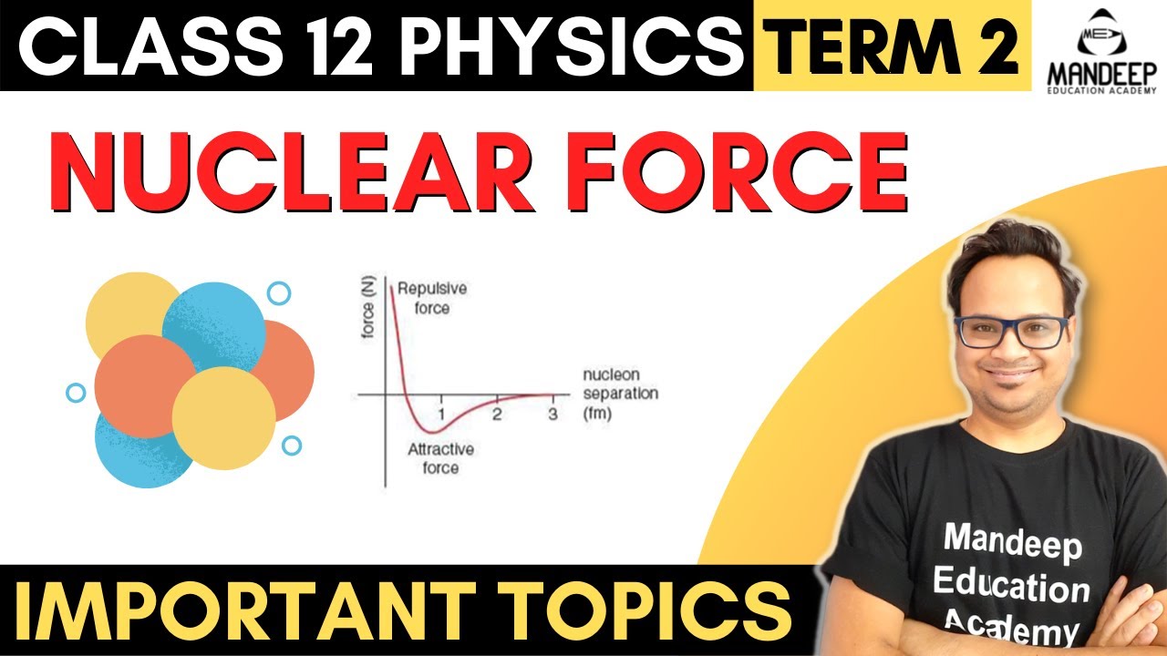 Nuclear Force Class 12 Term 2 Exam 2022, Meaning, Properties & Graph, cbse