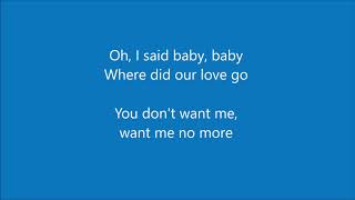 J. Geils band- Where did our love go Lyrics