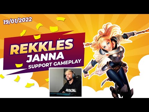 Rekkles TIPS | KC Rekkles Janna Support Gameplay [New Janna] | EU Challenger
