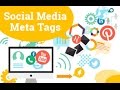 Social Media Meta Tags | Facebook Meta Tags | SEO Tutorial