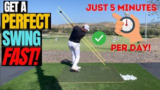 Develop a PERFECT Golf Swing in Just 3-5 Minutes Per Day!
