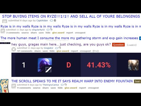 Are Ryze mains okay right now?