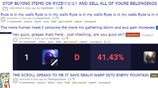 Are Ryze mains okay right now