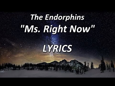The Endorphins - Ms. Right Now - LYRICS