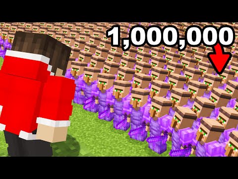 Using 1,000,000 Netherite Villagers To Take Over This Minecraft SMP...