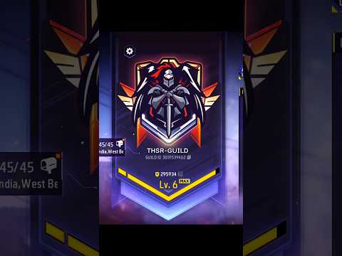 FINALLY OUR GUILD 6 LEVEL MAX COMPLETE #freefire #shots #guild