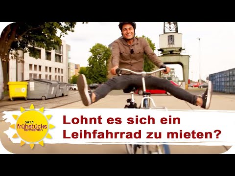 Leihfahrräder: Der neue Trend in Deutschland! | SAT.1 Frühstücksfernsehen