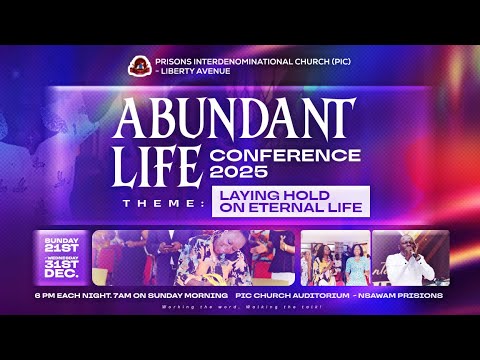 🔴[LIVE] ABUNDANT LIFE CONFERENCE 2025 - DAY 6 || 26-12-2025
