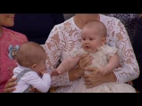 Prince Oscar and Prince Alexander playing