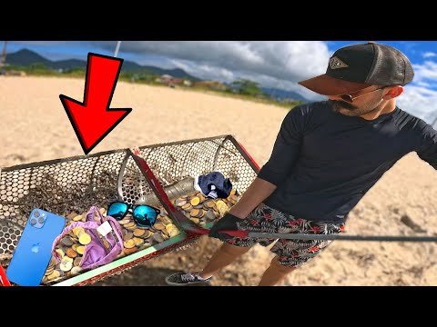 I found some very valuable things cleaning the beach with this ECO SIEVE