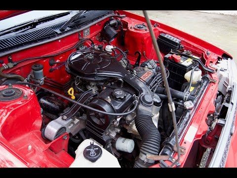 Toyota Corolla 2E start up and quick drive