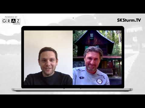 Videocall mit Damen Cheftrainer Christian Lang