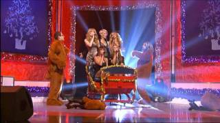 Girls Aloud - Santa Claus Is Coming To Town (Live @ Friday Night Project 21/12/2007)