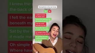 Download lagu keane - somewhere only we know 🎤 #karaoke #duet #somewhereonlyweknow #singing mp3