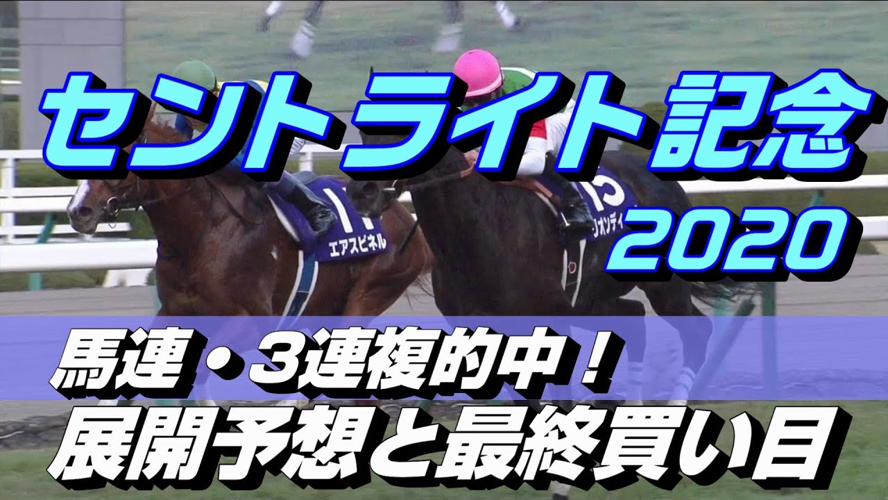 【競馬予想】セントライト記念2020　枠順確定後の見解！展開予想と最終買い目