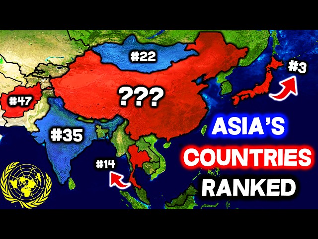 Ranking the 48 Countries in Asia from Worst to Best | Magica