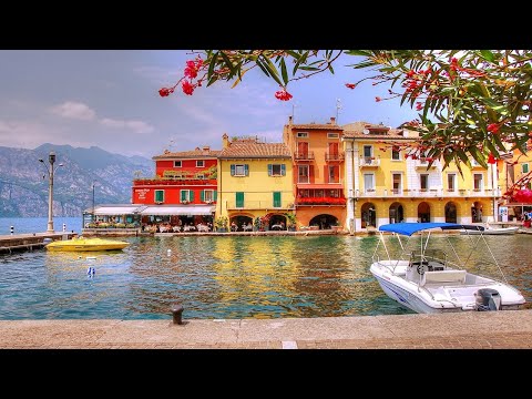 4K Italy Como Lake Gera Lario City Street Walk Lago di Como Travel Guide Chiesa di Nostra View 4