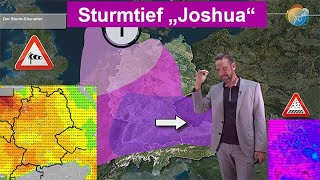 Storm Joshua brings a sharp drop in weather and temperatures. Then, wet and cold. Weather forec...