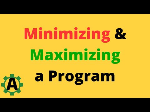 Minimizing and Maximizing a program that is in the System Tray
