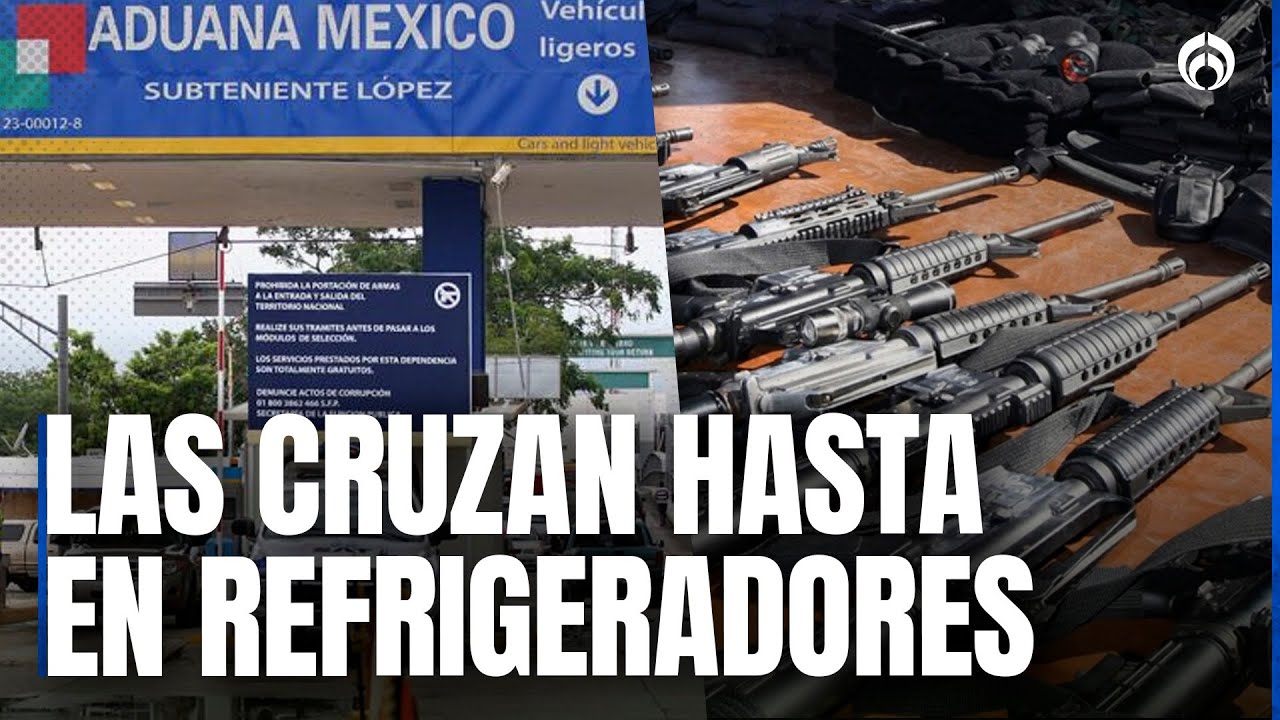 Periodista revela: Así cruzan las armas de EU a México