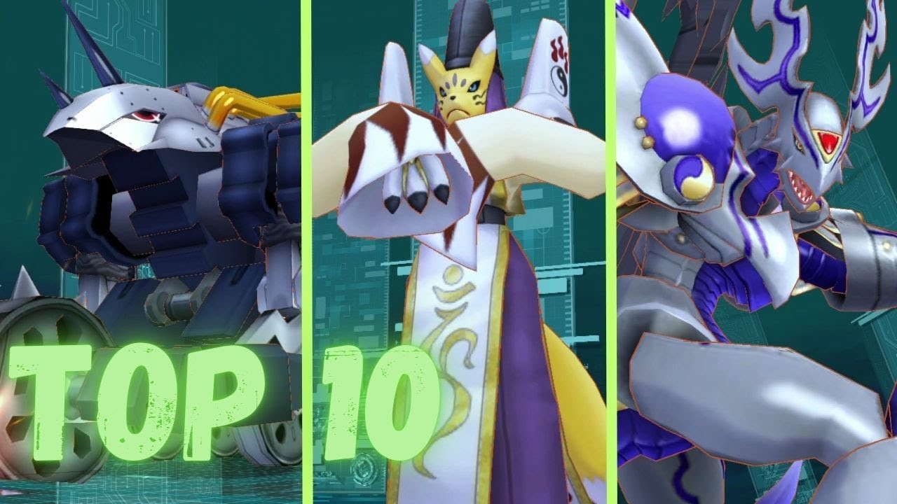TOP 10 DATA TYPE DIGIMON (Digimon Story: Cyber Sleuth - Complete Edition)