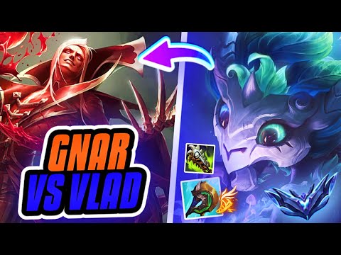 IS VLADIMIR TOP A DIFFICULT MATCHUP FOR GNAR?!? Season 13 Gnar Ranked Gameplay (League of Legends
