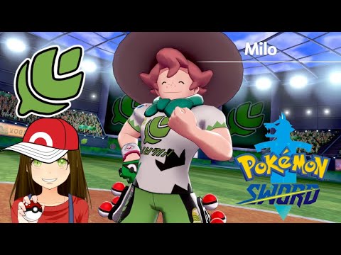 Pokemon Sword - Grass Gym leader Milo Episode 17