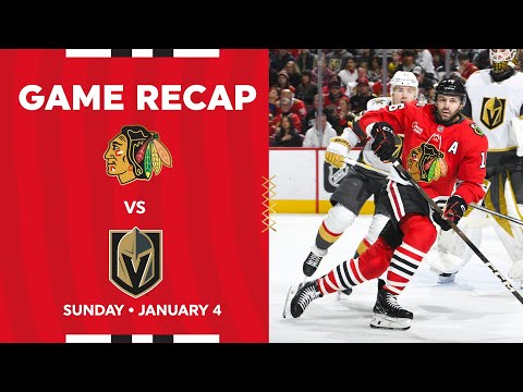 Blackhawks vs. Golden Knights Game Highlights | 1.4.26