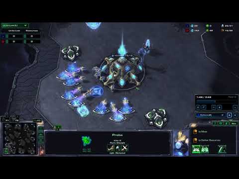 StarCraft II (PvZ) Zealot Rush....